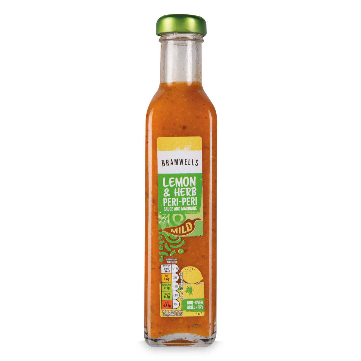 Peri peri lemon herb sauce and marinade, imported from the UK