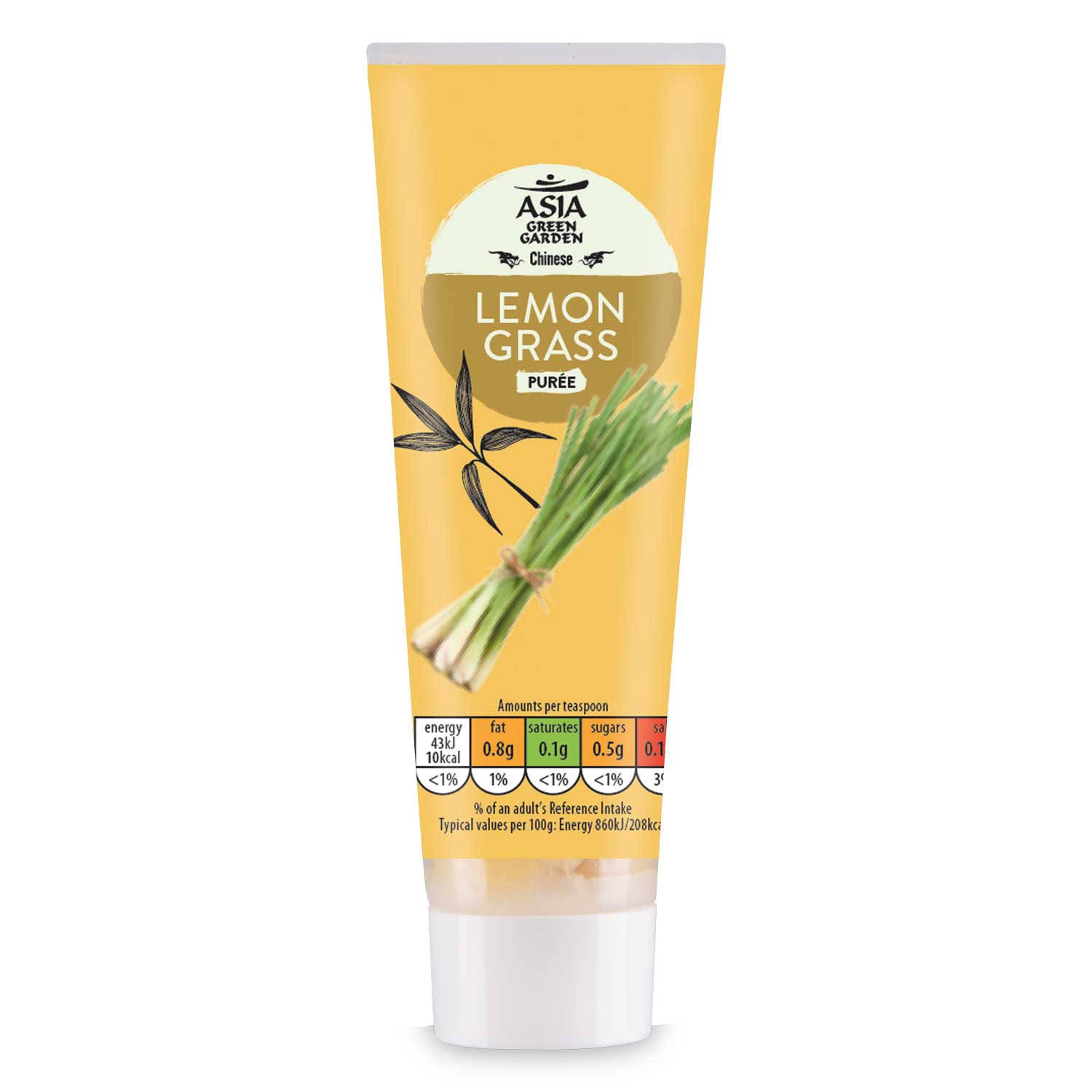 Lemongrass herb puree tubes for cooking, imported from the UK