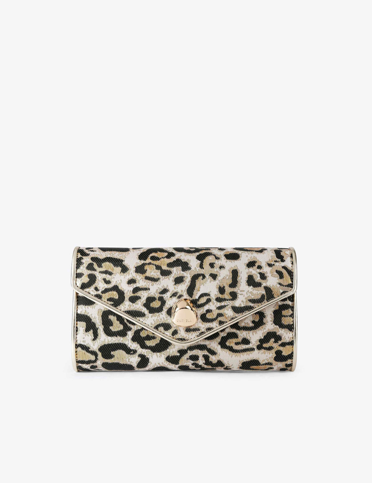 Carvela leopard print clutch bag, imported from the UK