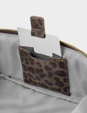 Katie Loxton leopard print mirror makeup bag (British brand)
