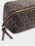 Katie Loxton leopard print mirror makeup bag (British brand)