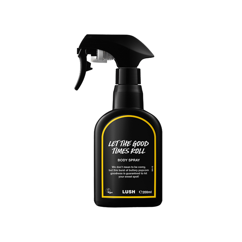 Lush Let The Good Times Roll body spray, imported from the UK