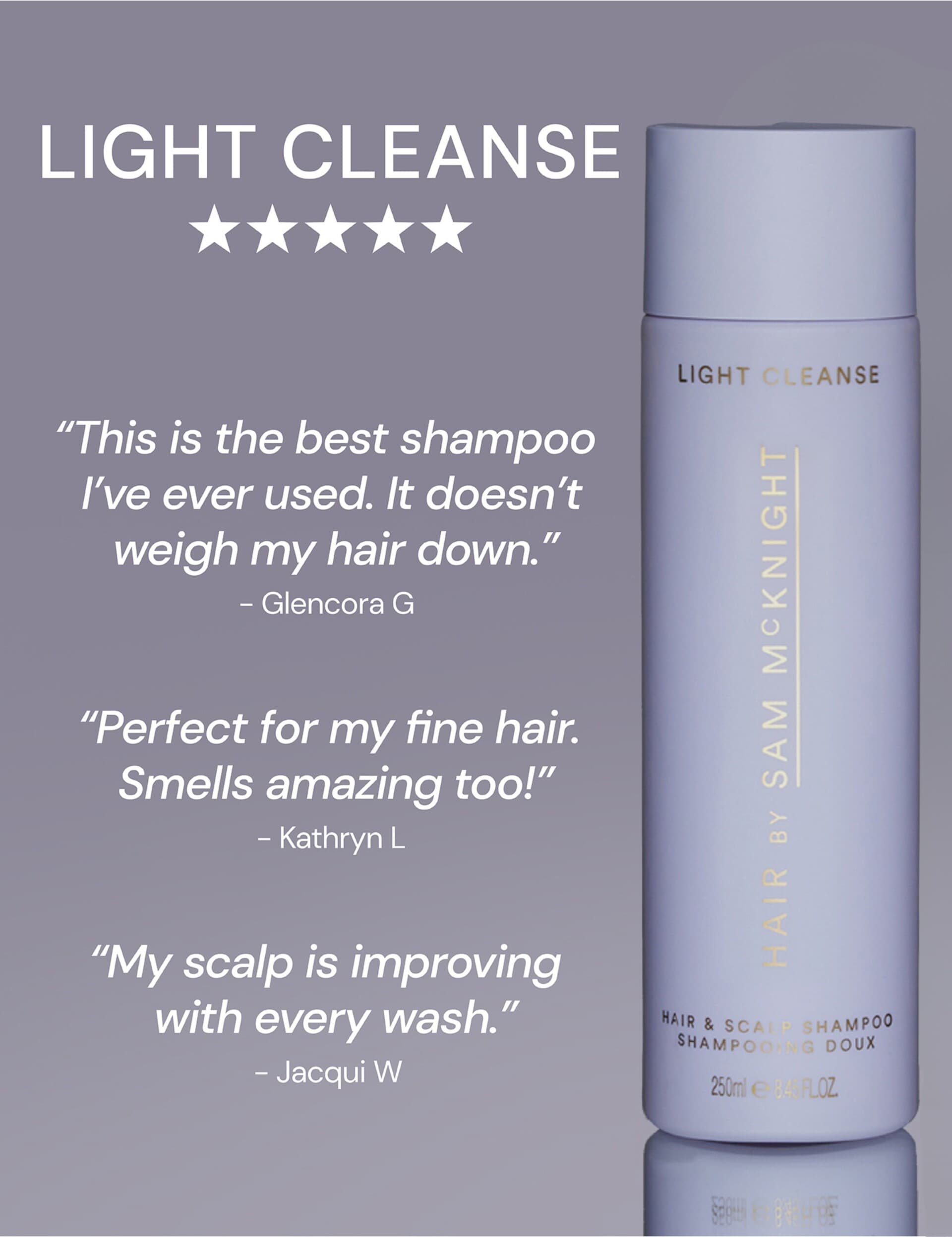 Hair by Sam McKnight Light Cleanse shampoo 250ml - British product