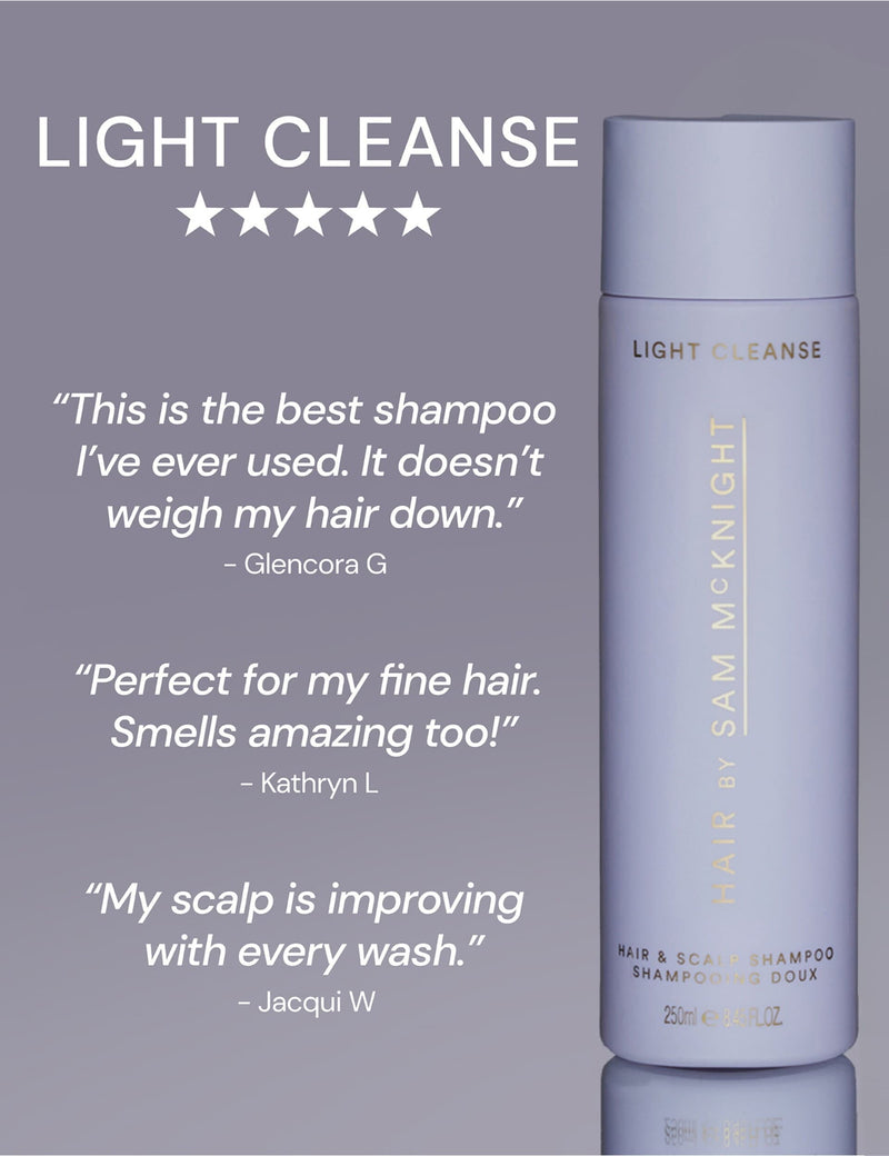 Hair by Sam McKnight Light Cleanse shampoo 250ml - British product