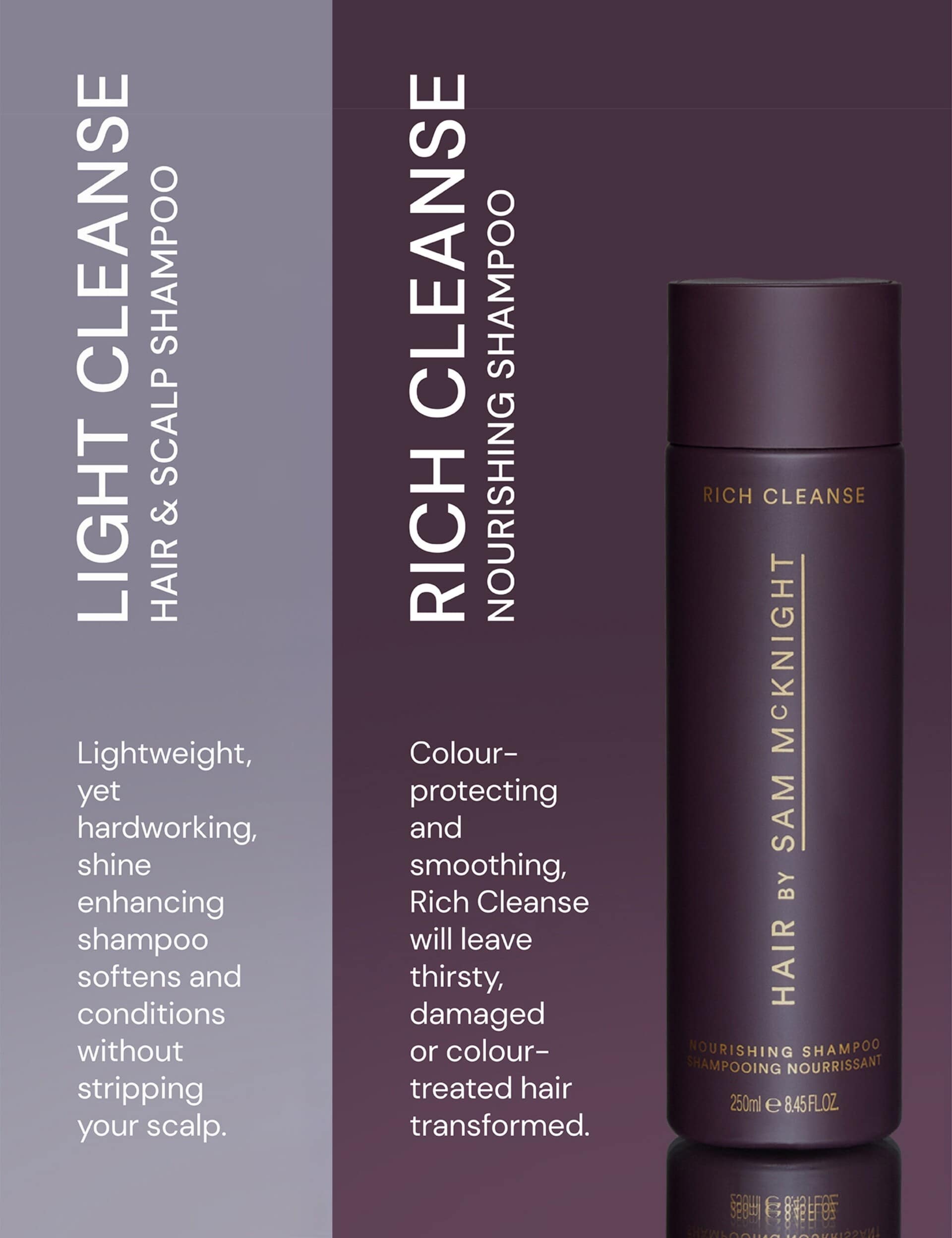 Hair by Sam McKnight Light Cleanse shampoo 250ml - British product