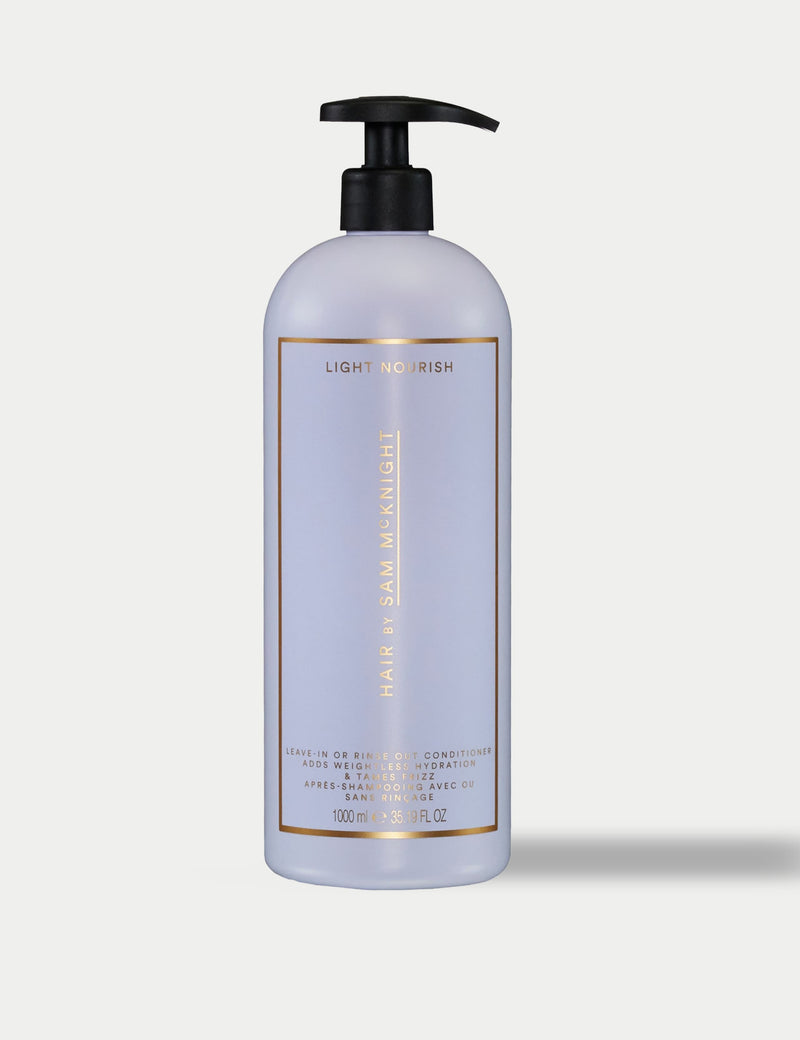 Sam McKnight light nourishing conditioner 1 litre, imported from the UK