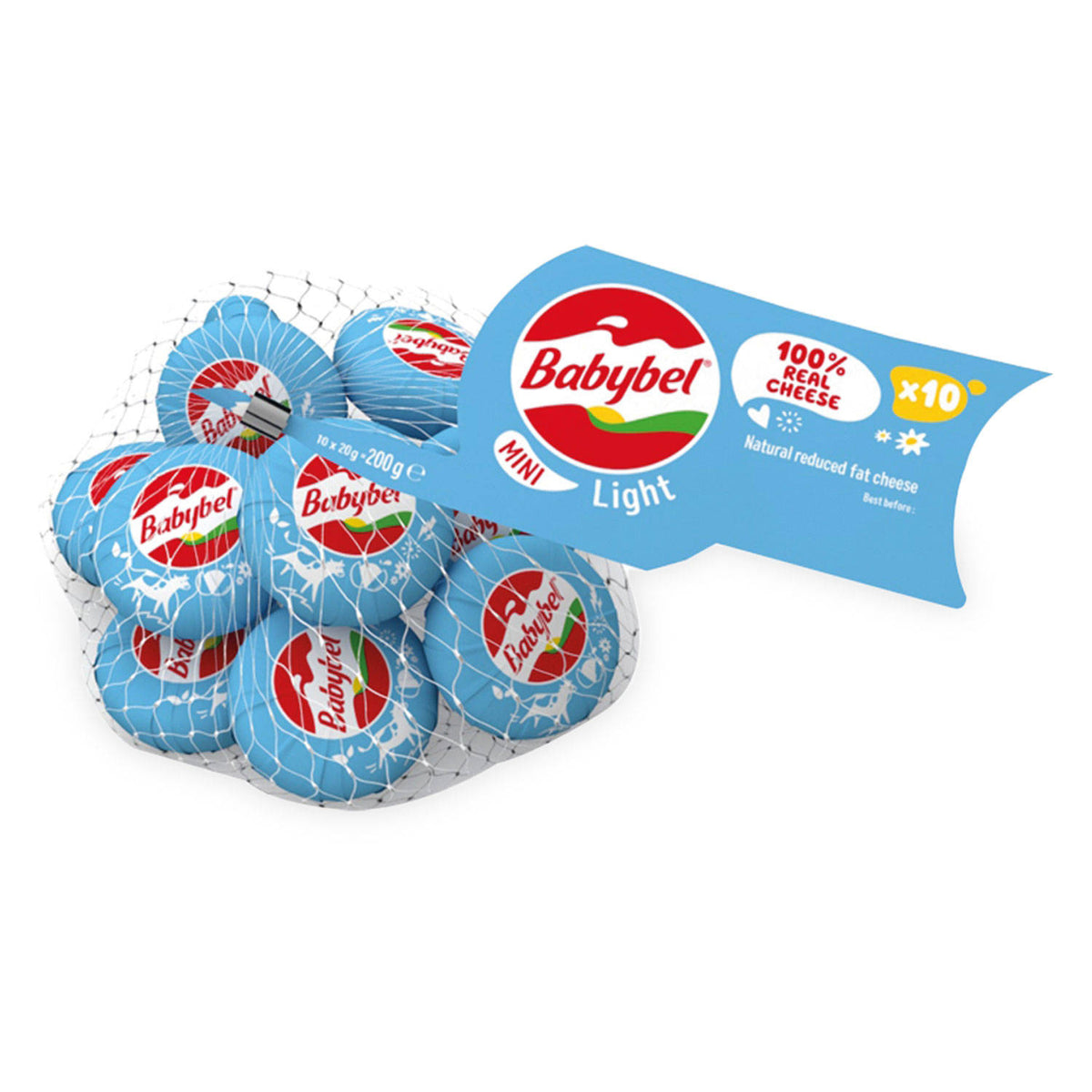 Babybel Light Mini cheese snacks 10 pack (British brand)