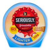 Lighter spreadable cheese, free from molluscs - British product