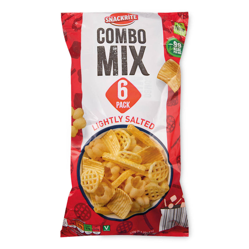 Savoury lightly salted combo mix snack 6 pack, UK version