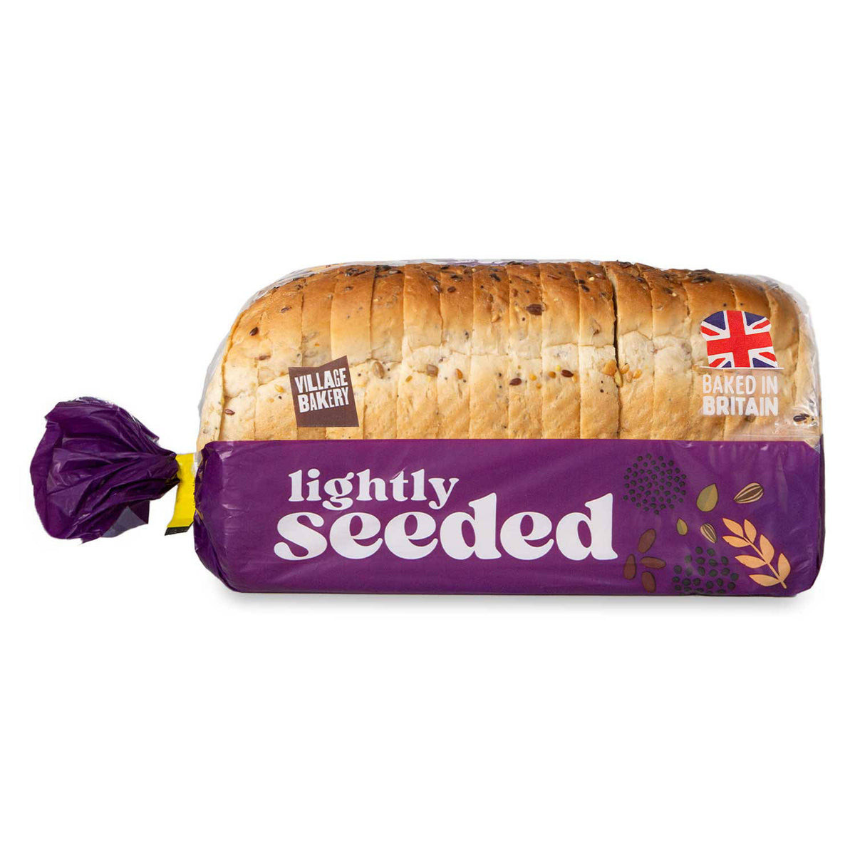 Lightly seeded sliced loaf from the UK (British brand)