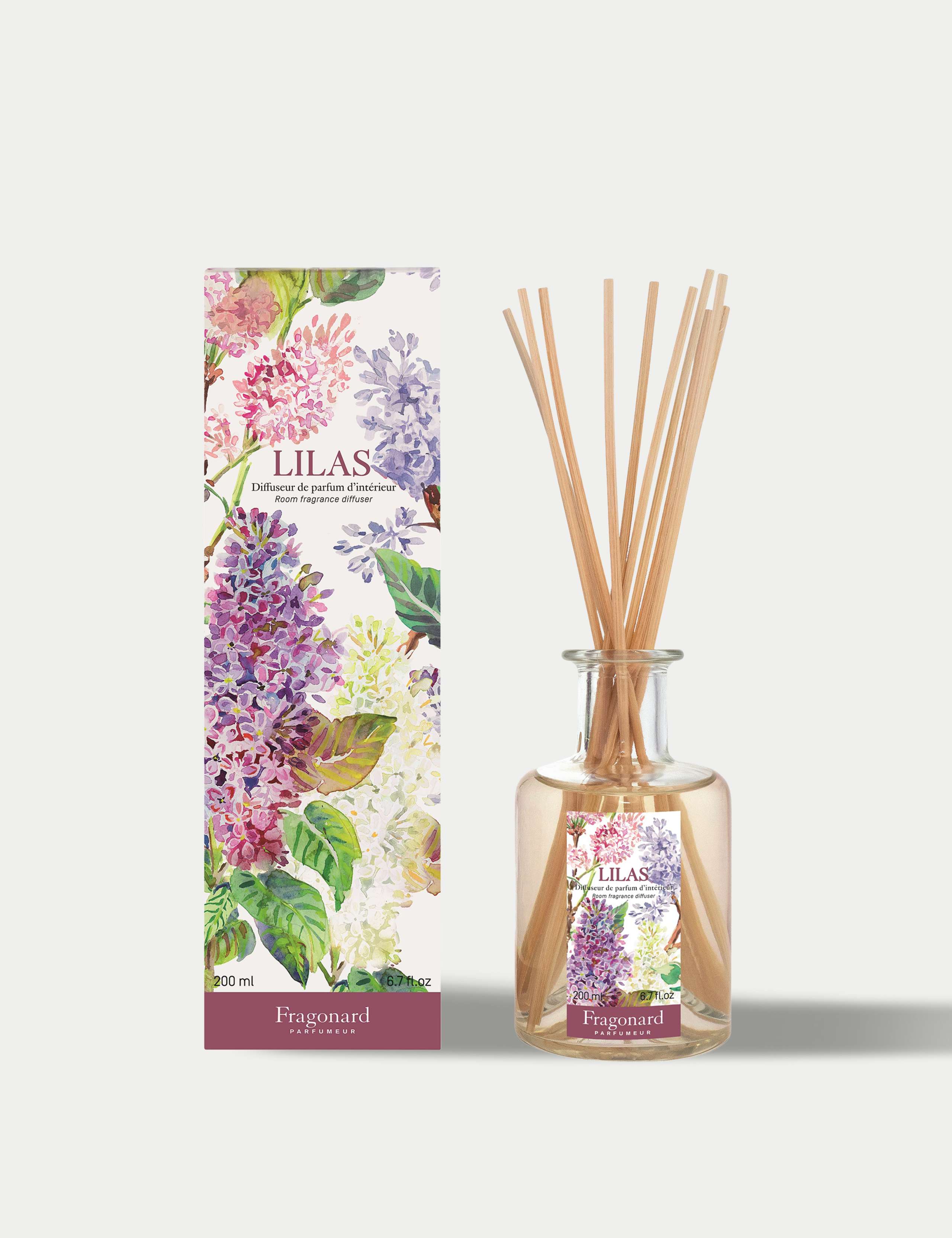 Lilas reed diffuser 200ml, UK version