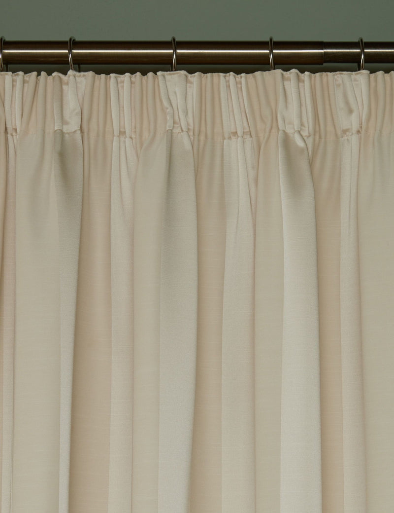 Laura Ashley Lille Stripe Pencil Pleat Curtains, UK version