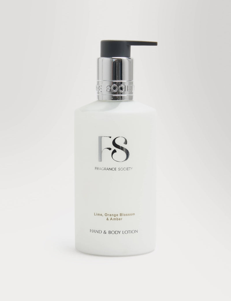 Fragrance Society Lime Orange Blossom Amber lotion 265ml - British product