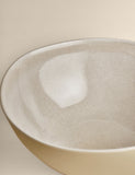 Linen reactive picnic serving bowl made from melamine, UK version