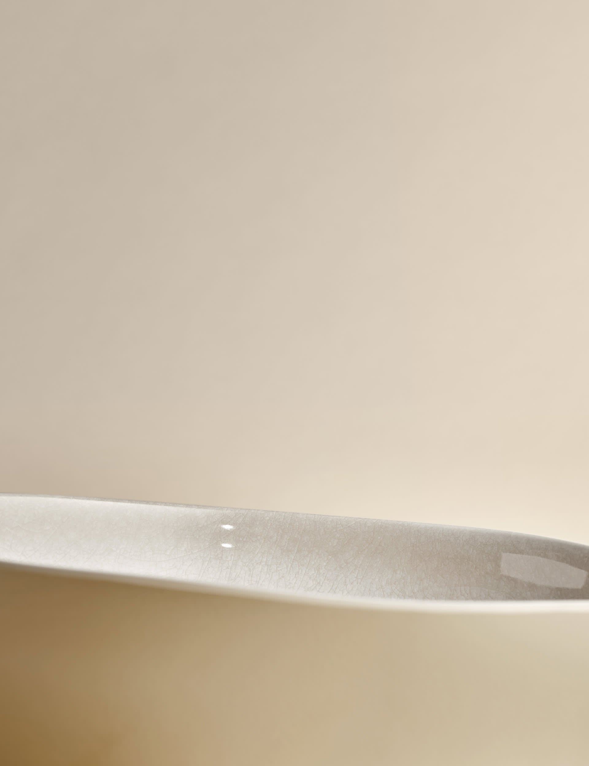 Linen reactive picnic serving bowl made from melamine, UK version