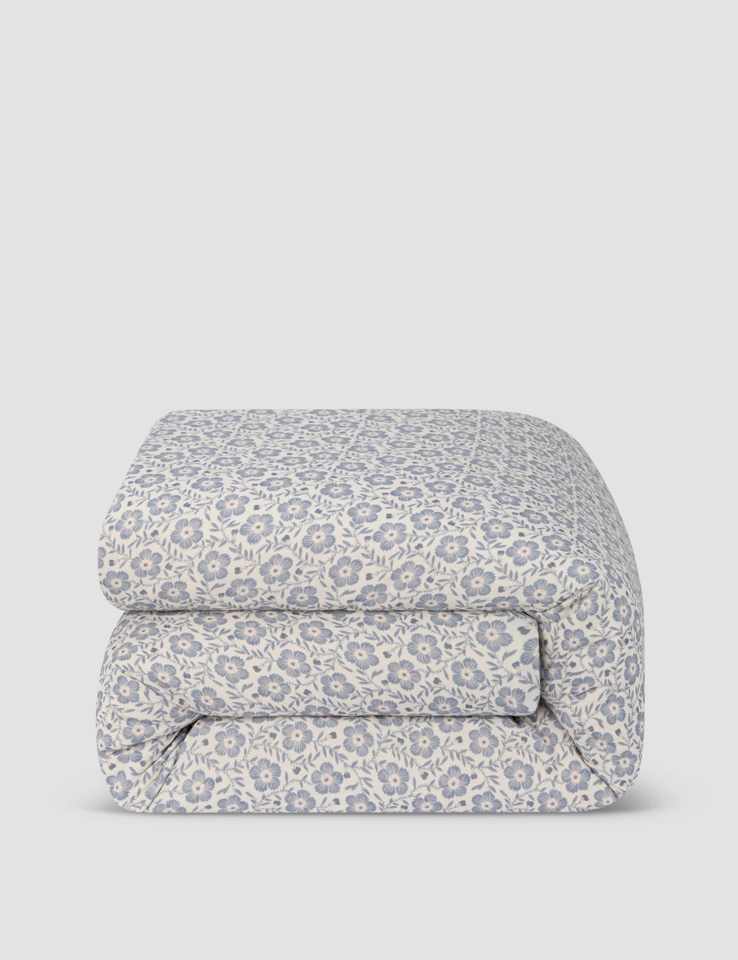 Piglet in Bed linen folk floral duvet cover - British product