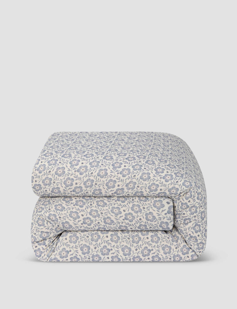 Piglet in Bed linen folk floral duvet cover - British product