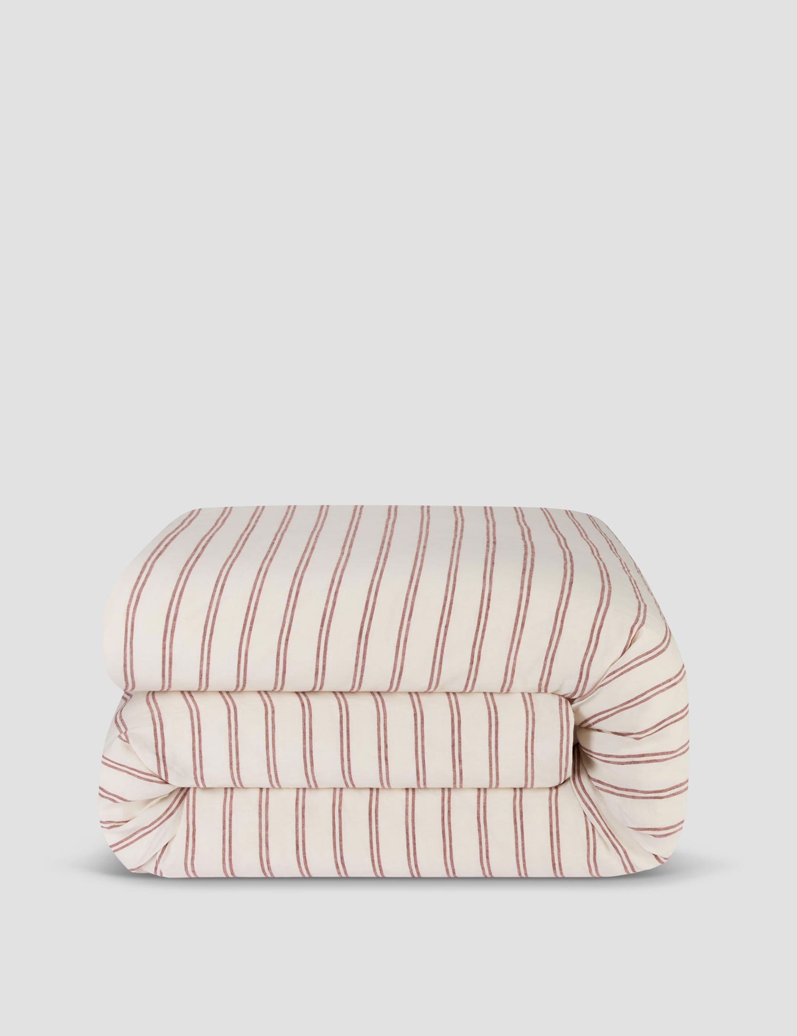 Piglet in Bed linen stripe duvet cover, imported from the UK