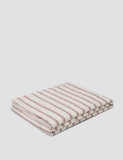 Piglet in Bed linen rich striped flat sheet - British product