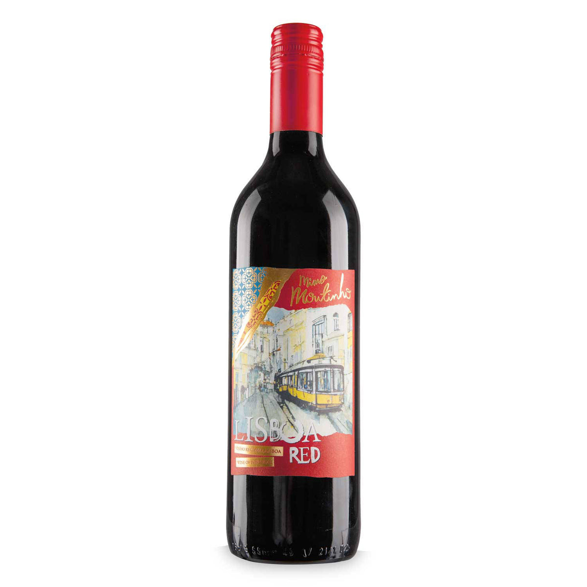 Portuguese red wine Lisboa Red, imported from the UK