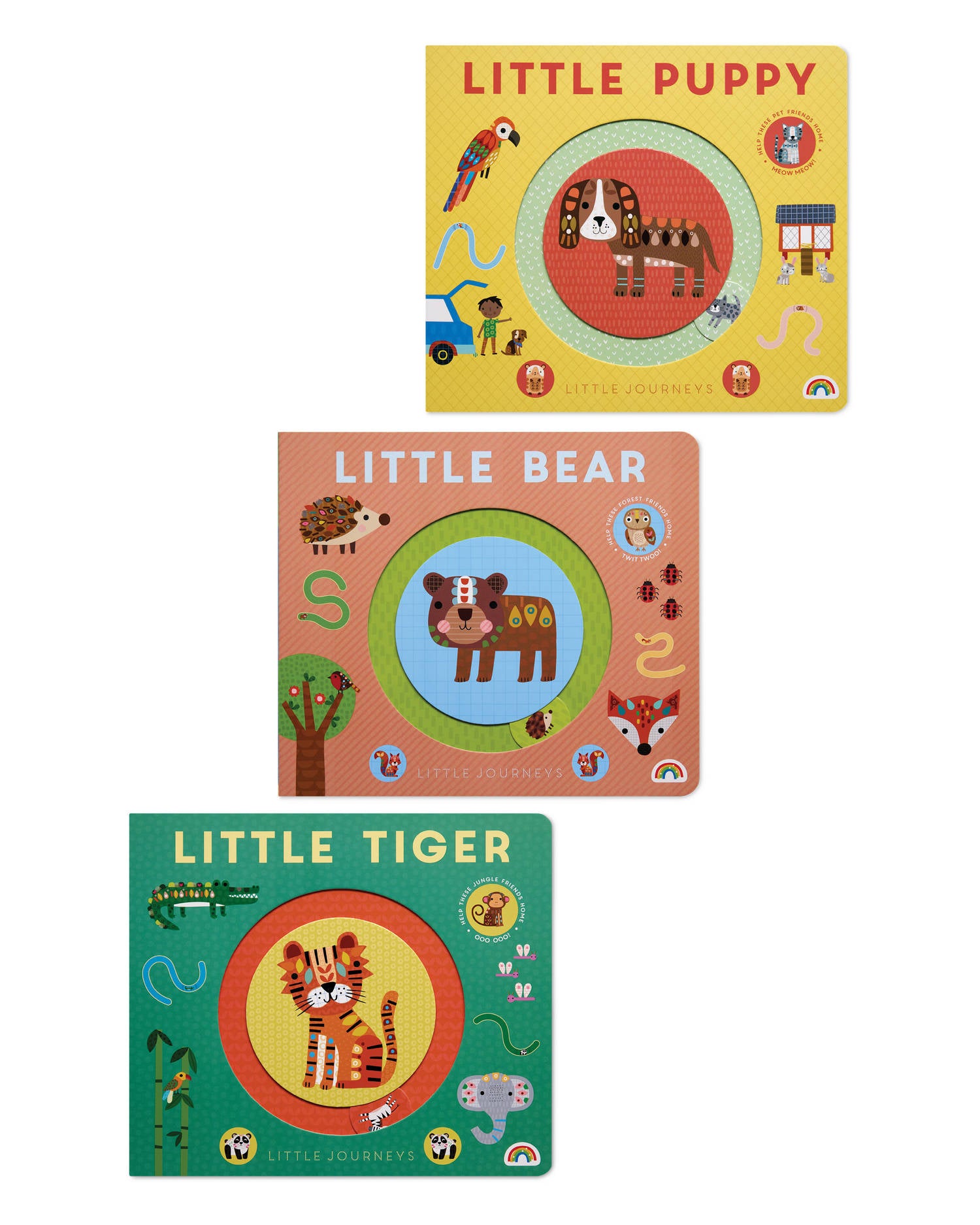 Little Journey interactive baby book with animal disks, UK version