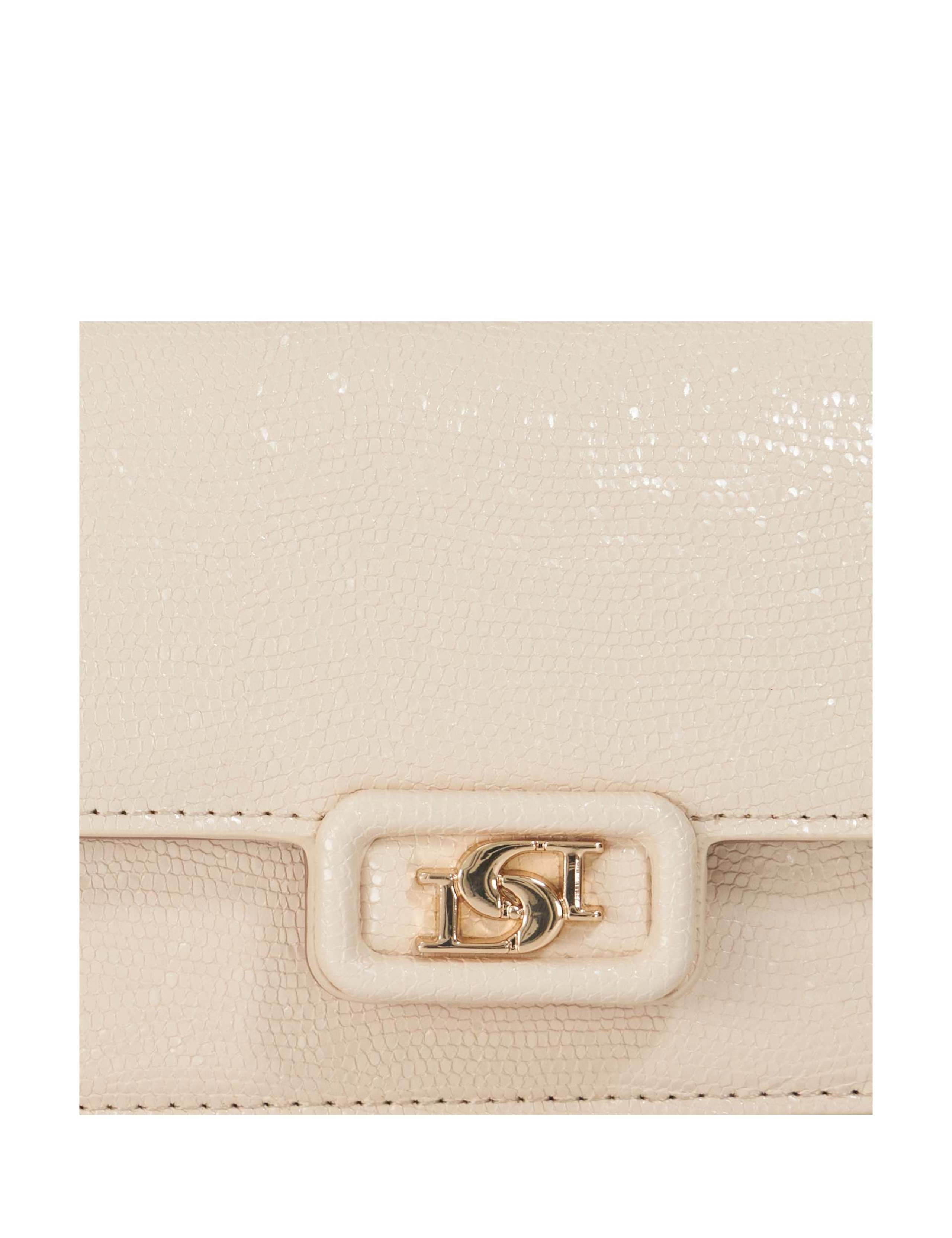 Dune London small lizard effect top handle grab bag (British brand)