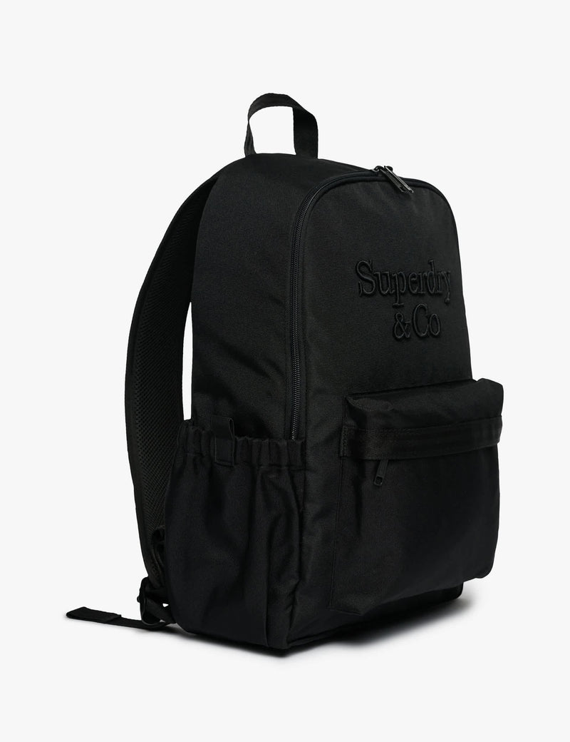 Superdry logo backpack with embroidered branding (British brand)