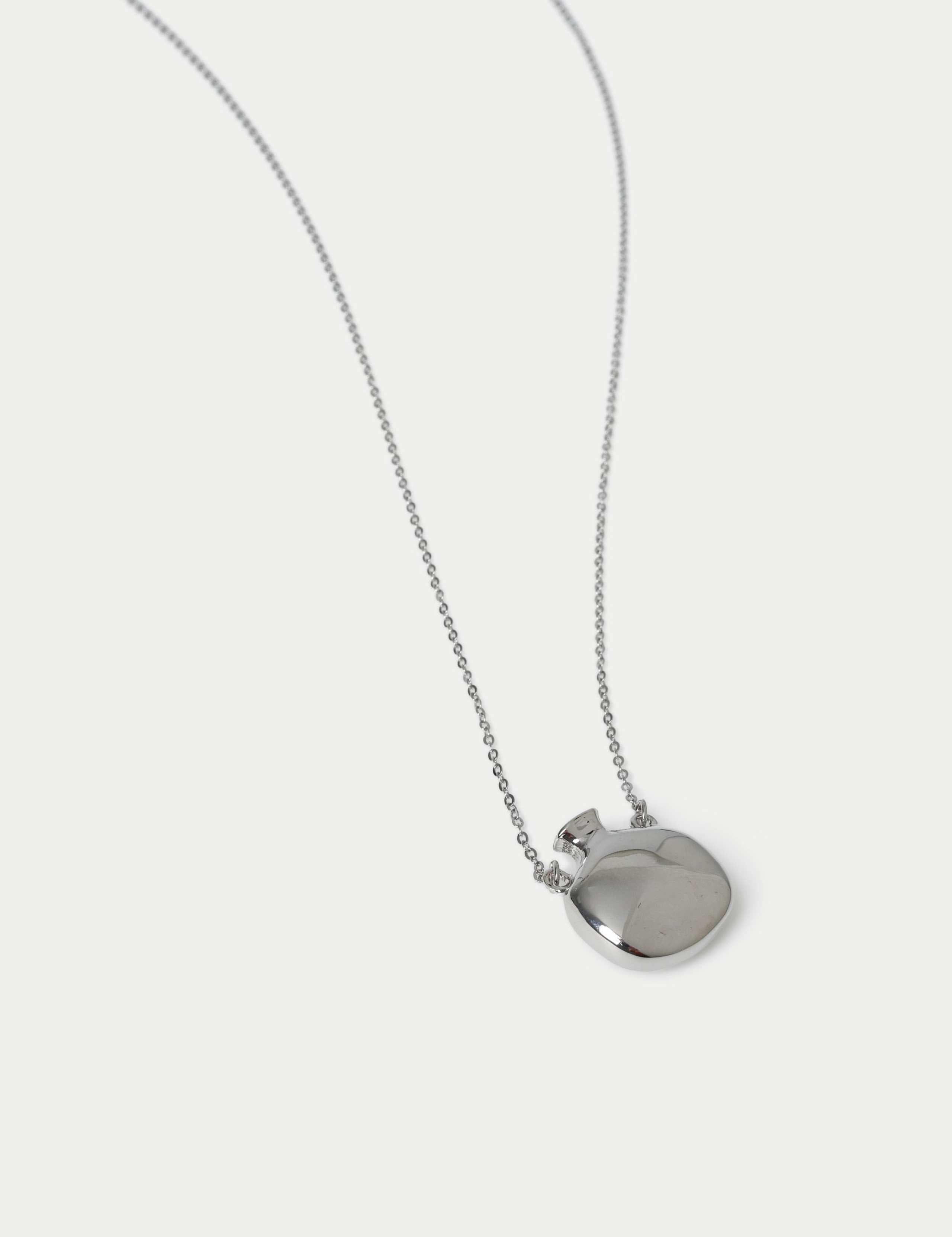 M&S Long Puff Circle Pendant Necklace, UK version