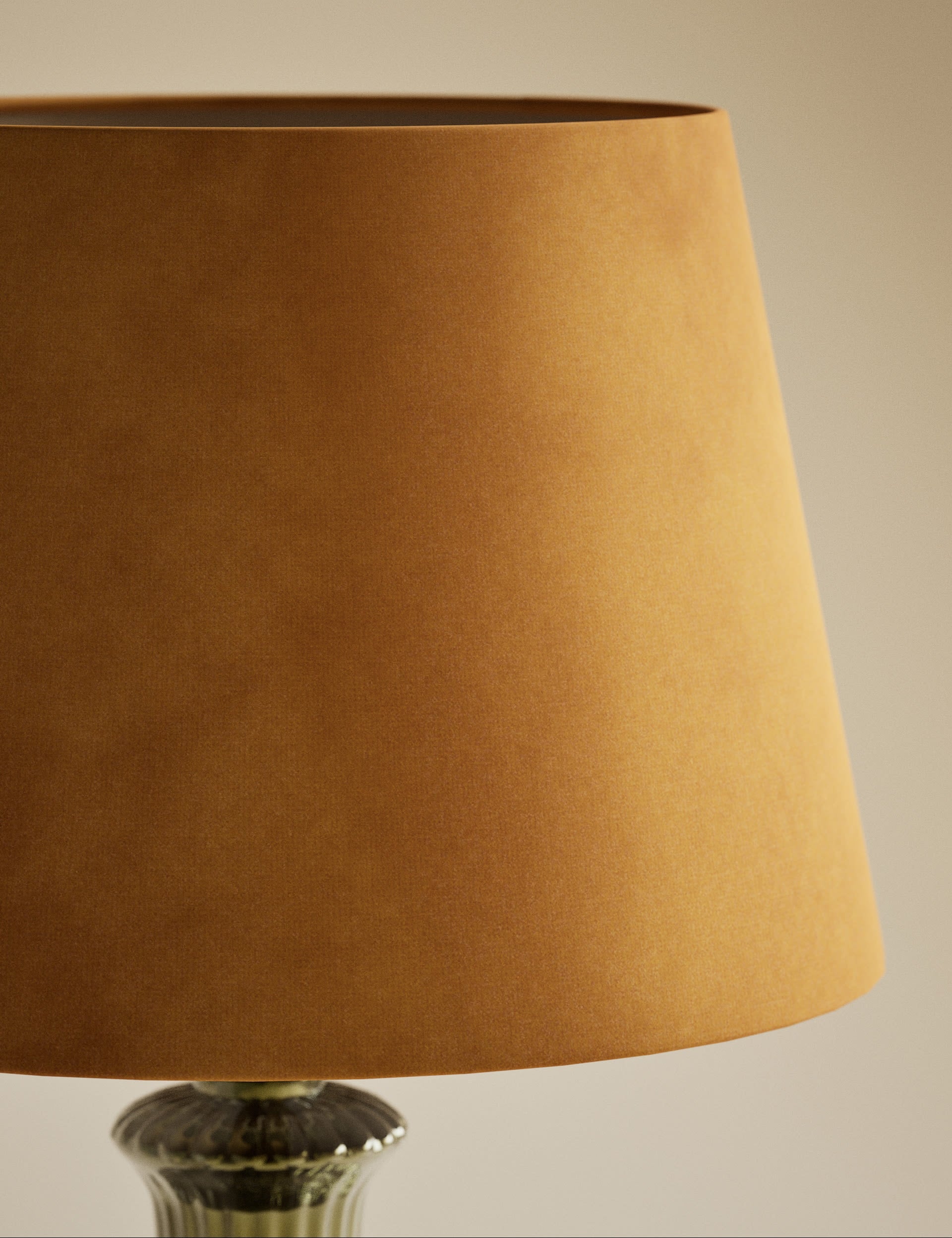 Loretta table lamp glass base 55.5 cm, imported from the UK