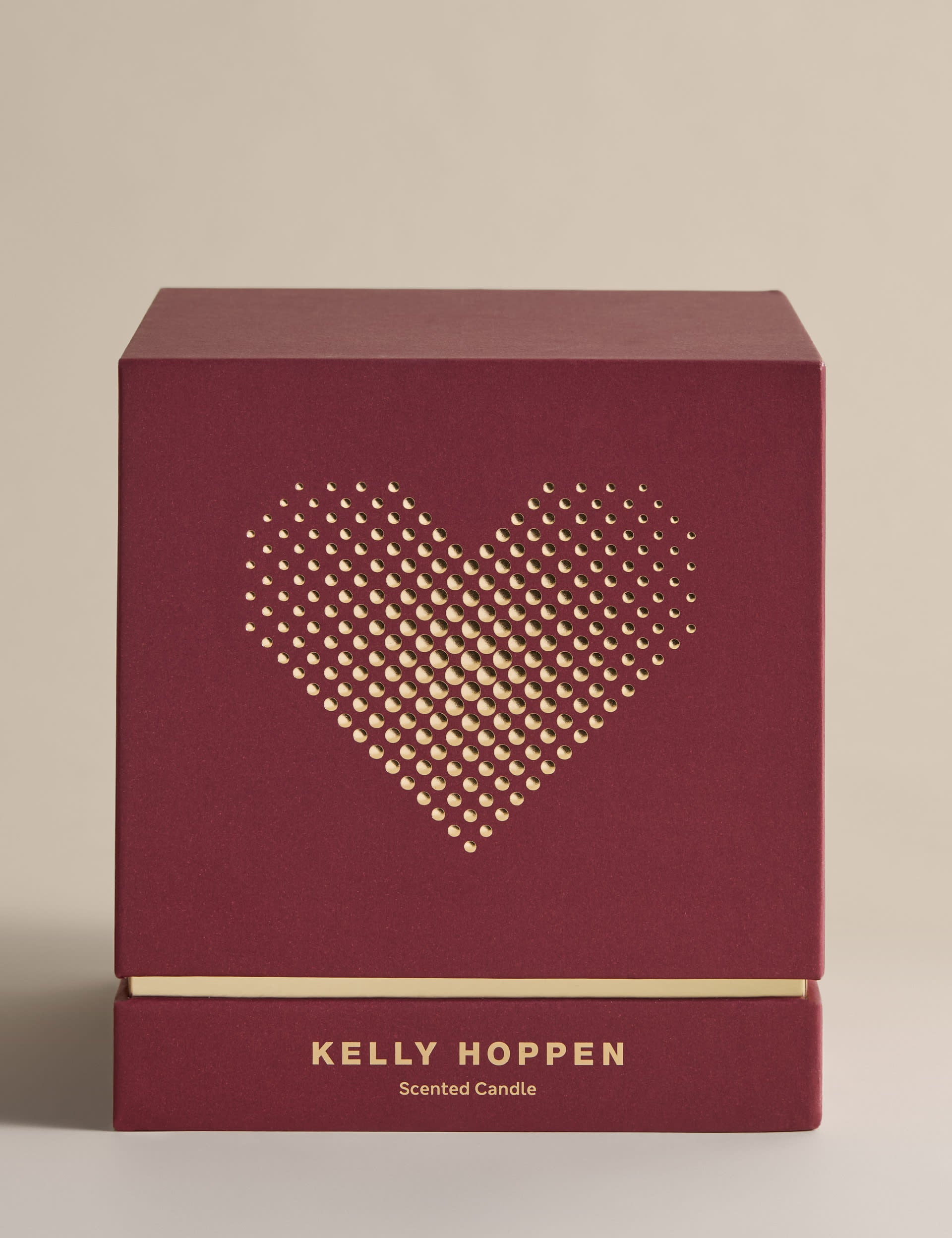 M&S Kelly Hoppen Love decorative 3 wick candle ceramic vessel (British brand)
