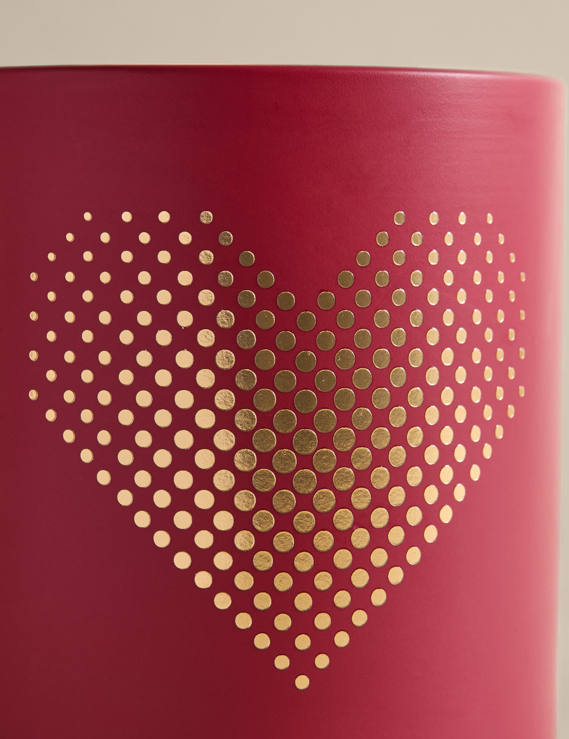 M&S Kelly Hoppen Love decorative 3 wick candle ceramic vessel (British brand)