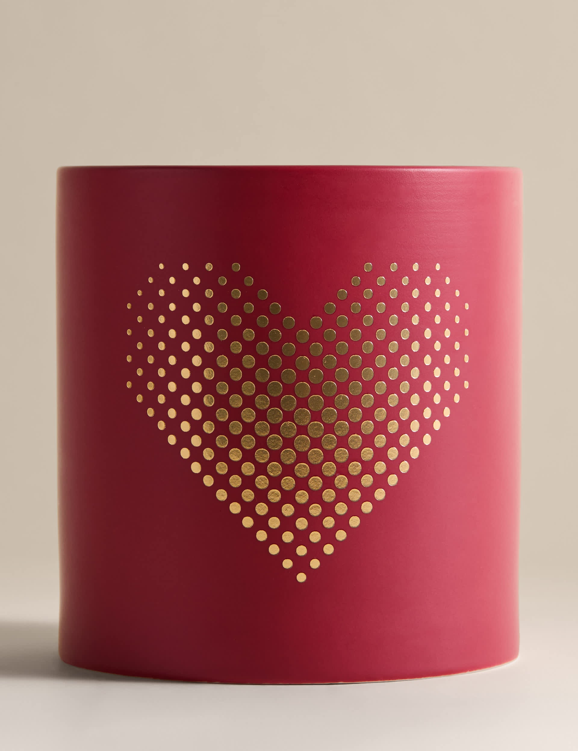M&S Kelly Hoppen Love decorative 3 wick candle ceramic vessel (British brand)