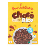 Low sugar choco rice cereal, cocoa coated puffed rice - British product