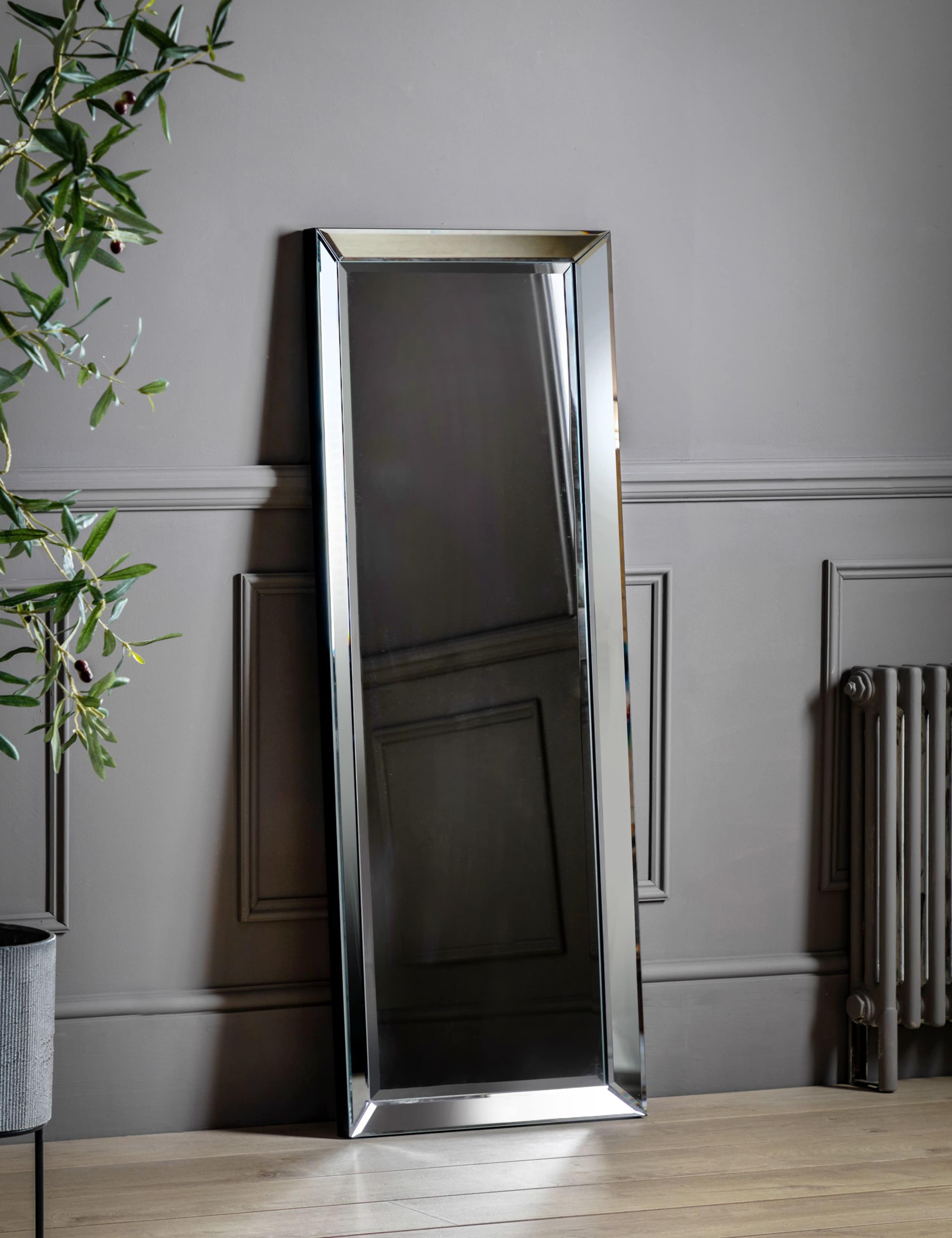 Gallery Direct Luna extra-large full-length wall mirror, imported from the UK