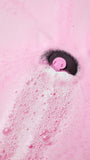 Lush Kuromi bath bomb with rainbow black lustre, UK version