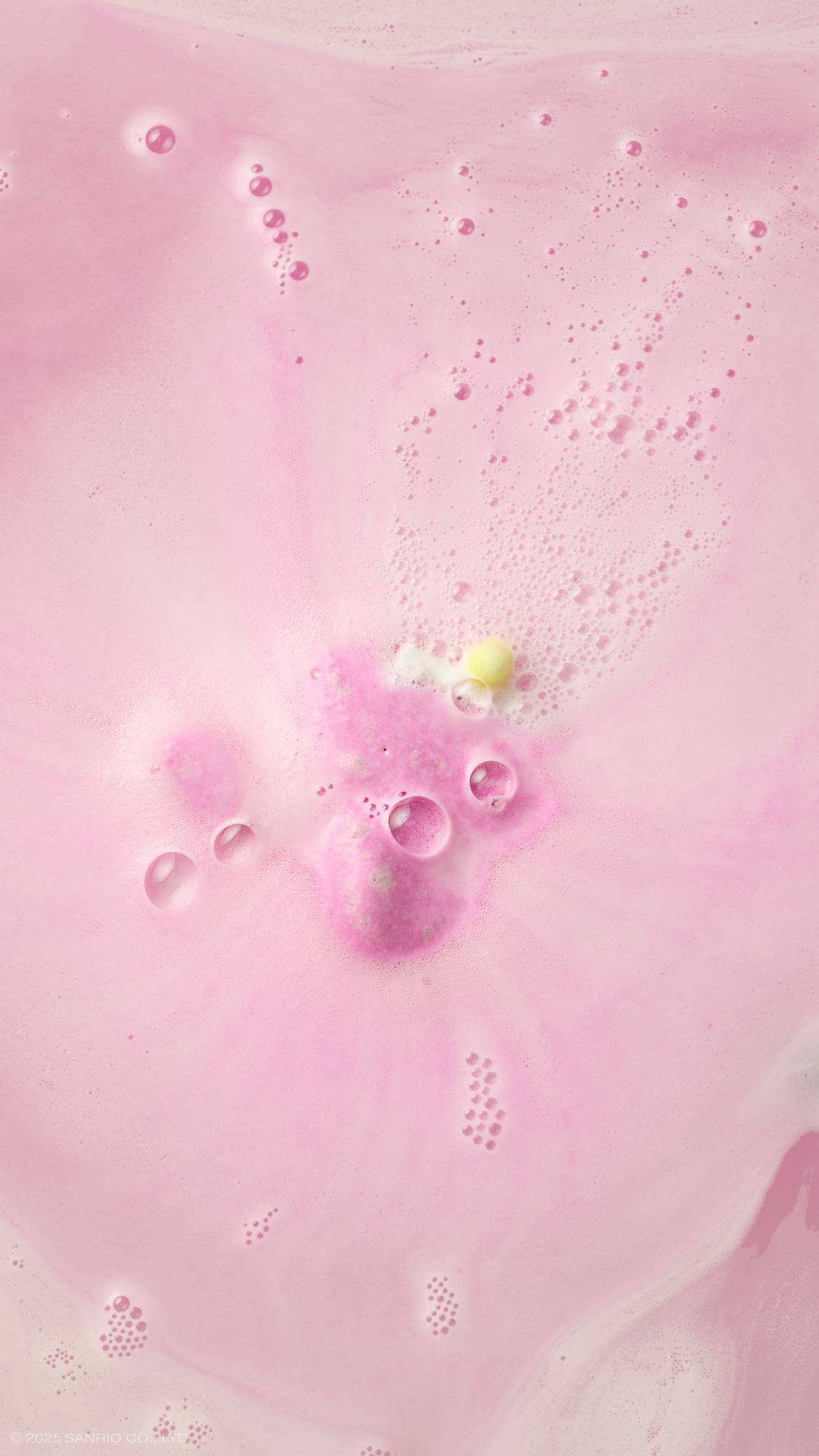 Lush My Melody bath bomb in pink, imported from the UK