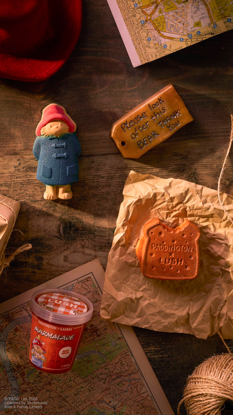 Lush marmalade sandwich Bubbleroon bubble bar, imported from the UK