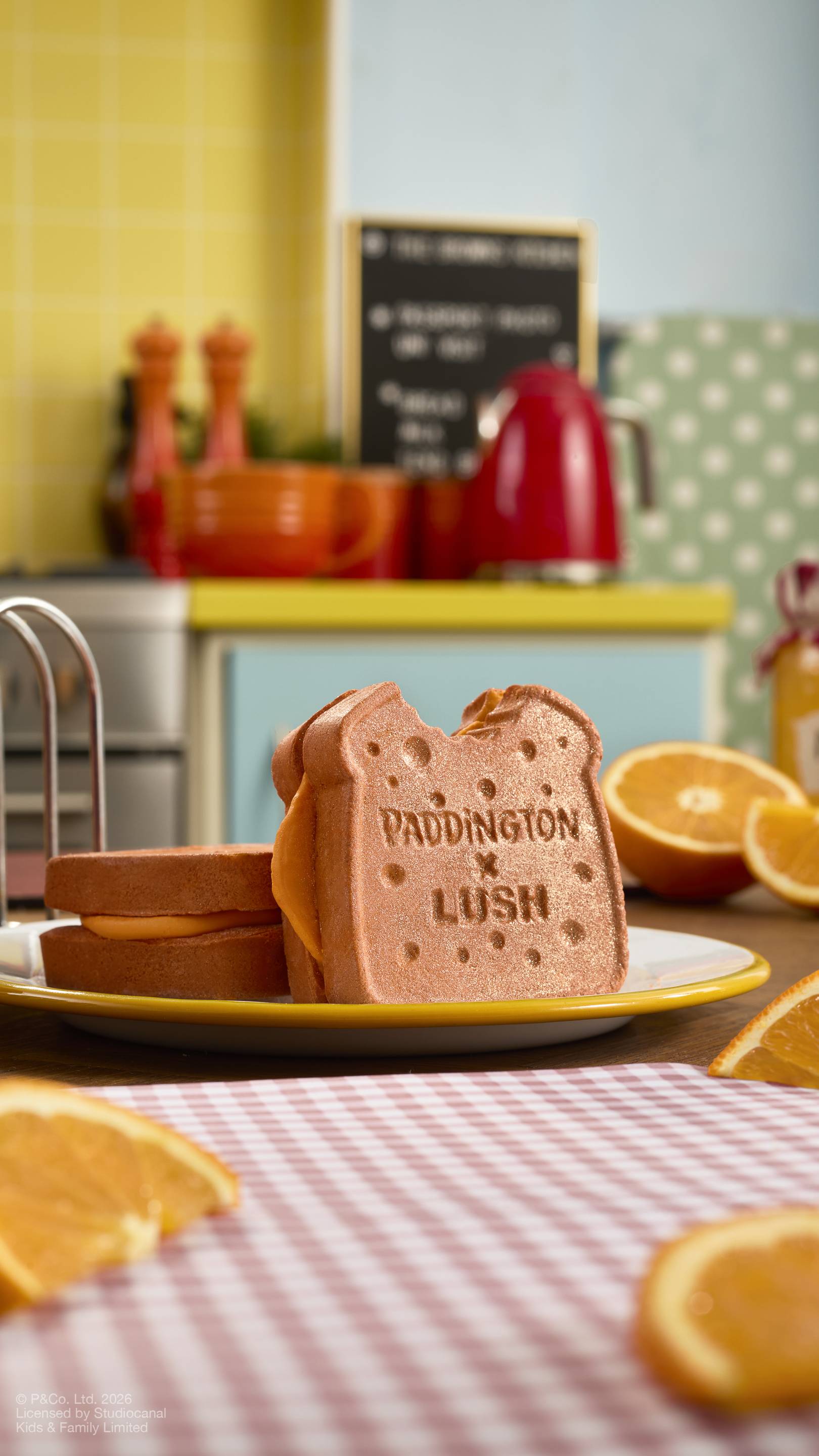Lush marmalade sandwich Bubbleroon bubble bar, imported from the UK