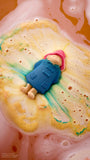 Lush Paddington bath bomb for marmalade orange bath water (British brand)