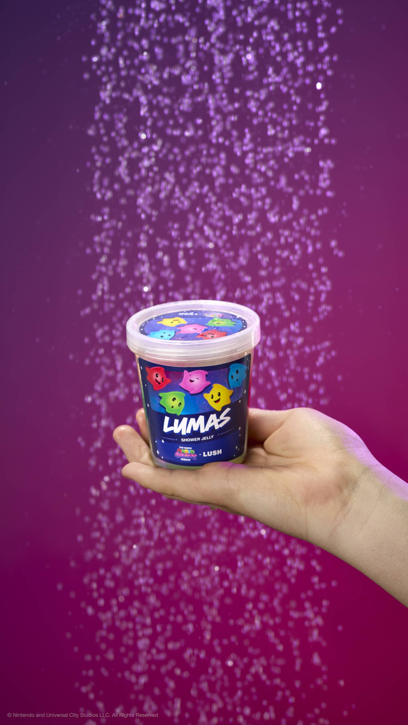 Lush Lumas shower jelly Super Mario Galaxy edition, UK version