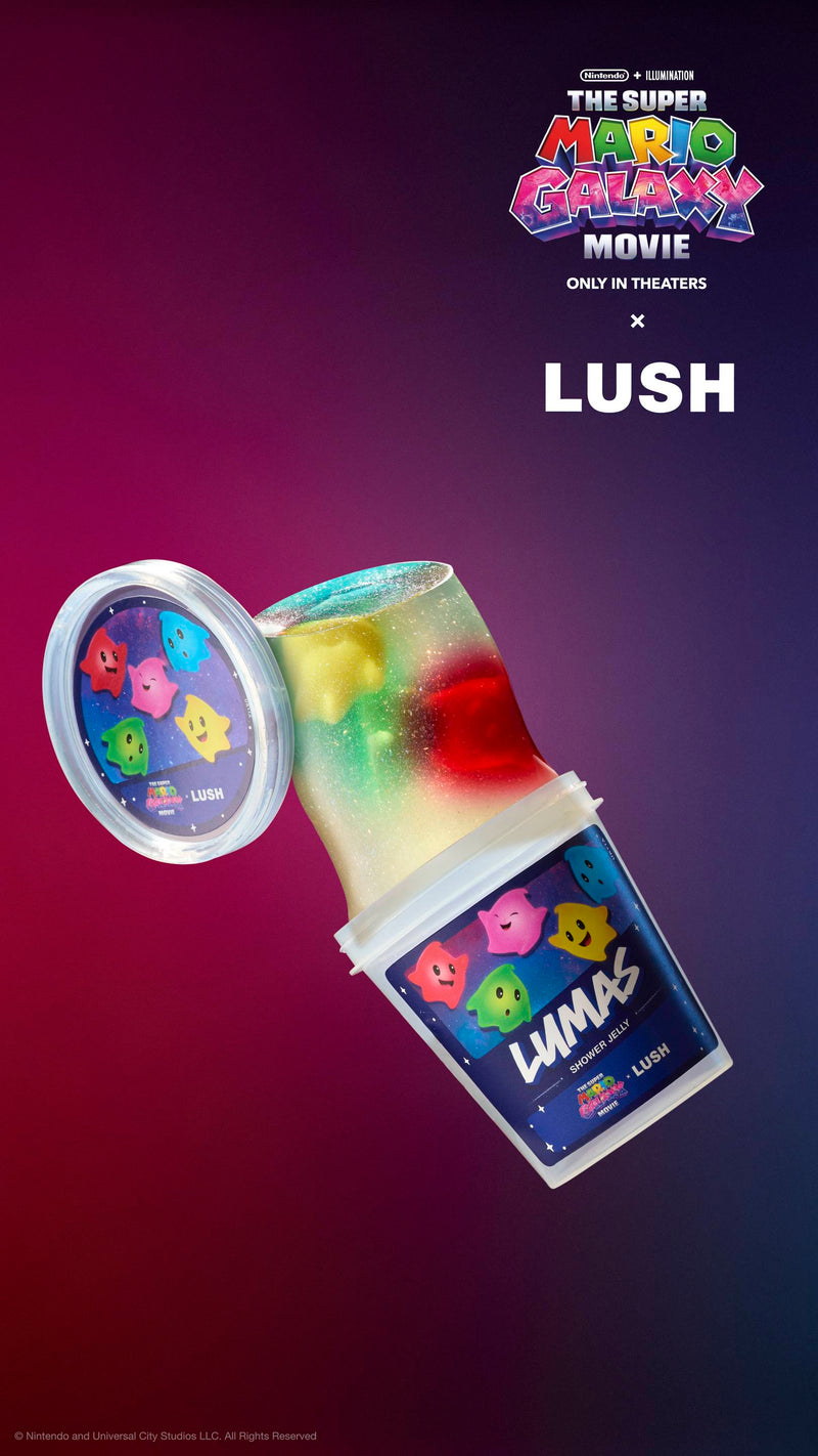 Lush Lumas shower jelly Super Mario Galaxy edition, UK version