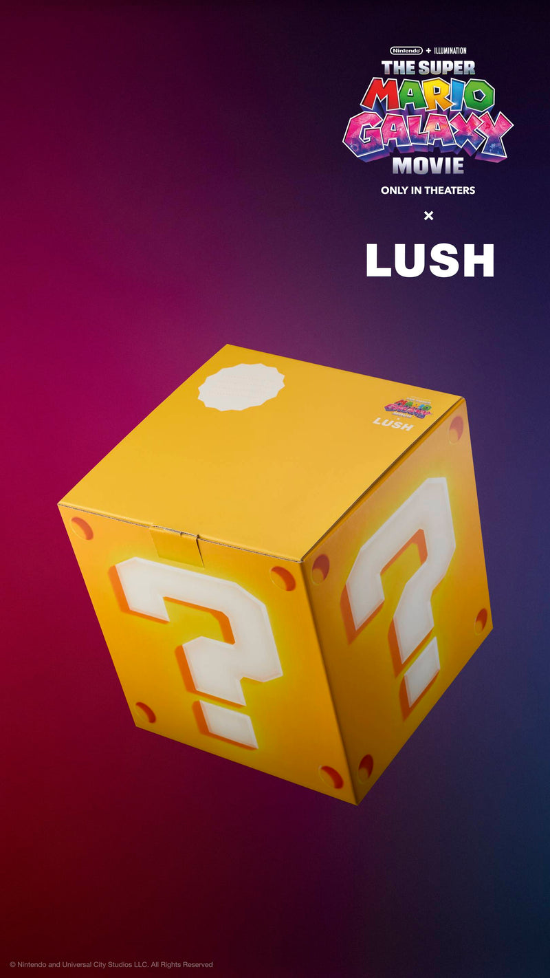 Lush Super Mario Question Block gift box - British product