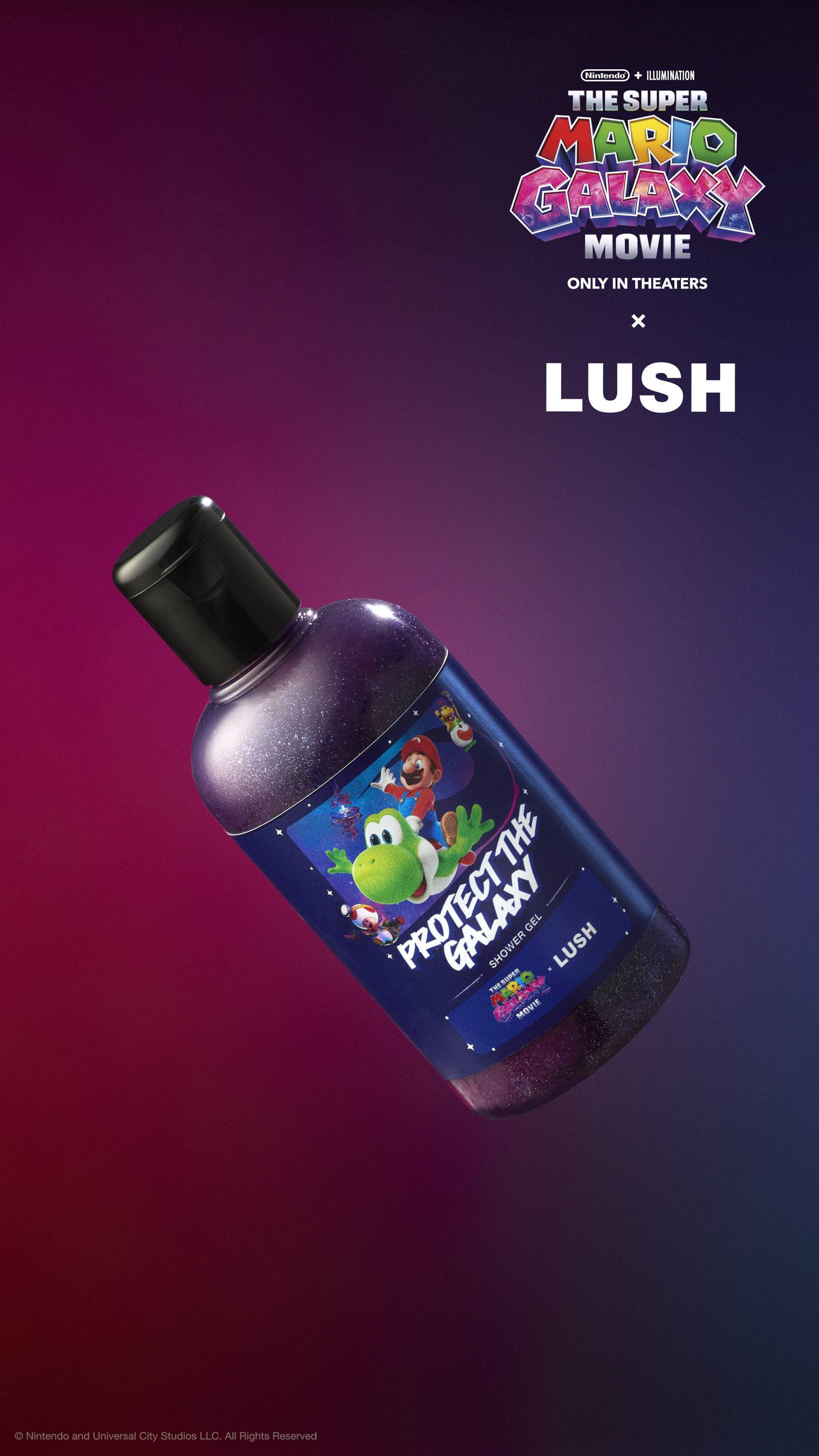 Lush Protect The Galaxy shower gel Super Mario Galaxy edition - British product