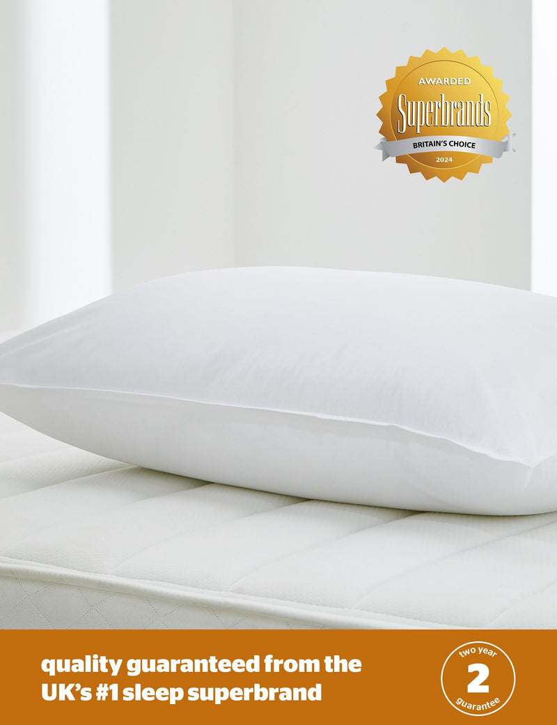 Silentnight pocket sprung pure cotton pillow, UK version