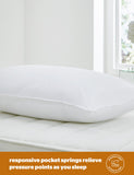 Silentnight pocket sprung pure cotton pillow, UK version