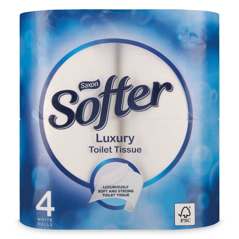 Toilet paper 2 ply 220 sheets 4 pack (British brand)