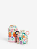 Lucy Tiffney floral ceramic mini vases set of 2, UK version
