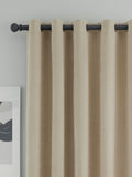 Catherine Lansfield Natural Wilson Thermal Blackout Lined Eyelet Curtains