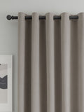 Catherine Lansfield grey thermal fleece door curtain panel 117x213cm - British product