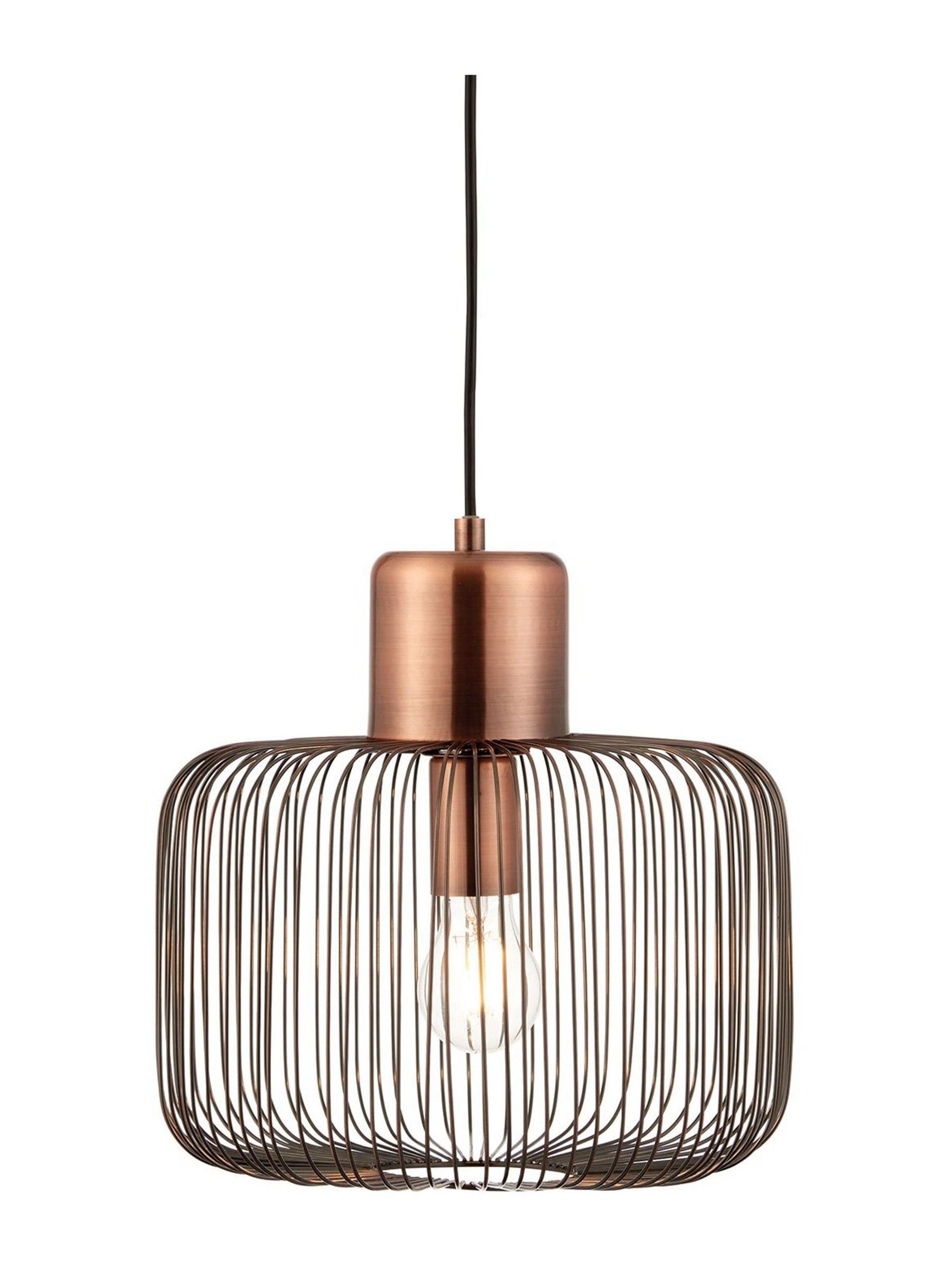 Gallery Home copper Nichol ceiling light pendant (British brand)